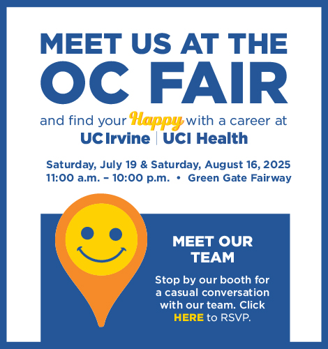 Meet UCI at the OC Fair - July 19