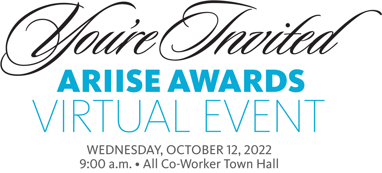 Arrise Awards Virtual Event - Oct 12, 2022 - 9am