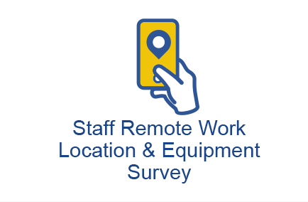 Staff Remove Work Location & Equipment Survey
