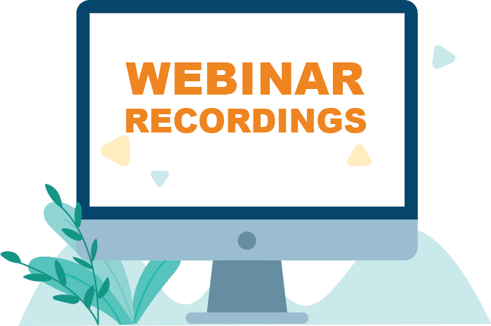 Webinar recordings