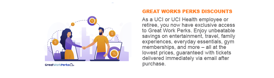 Great Work Perks Benefits: unbeatable savings on entertainment, travel, family experiences, everyday essentials, gym memberships, and more.